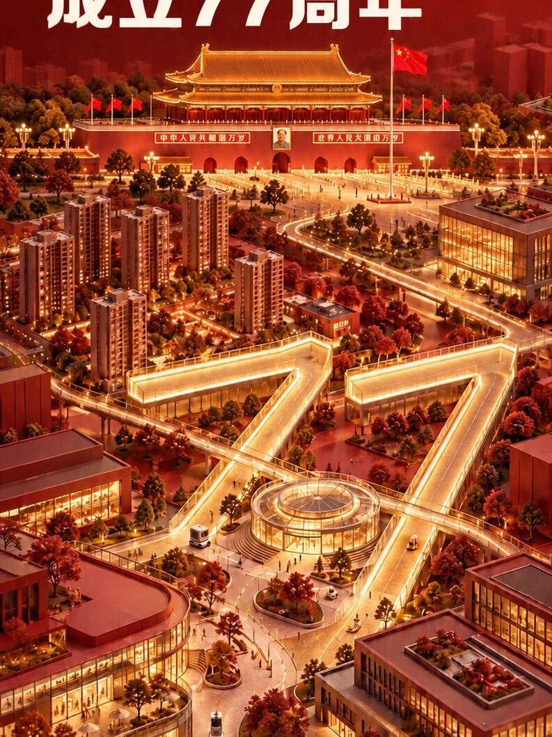 🇨🇳 热烈庆祝中华人民共和国成立77周年!